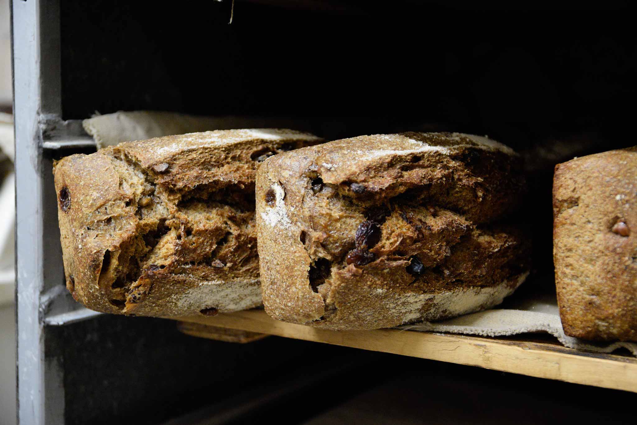 Pan de pasas y nueces